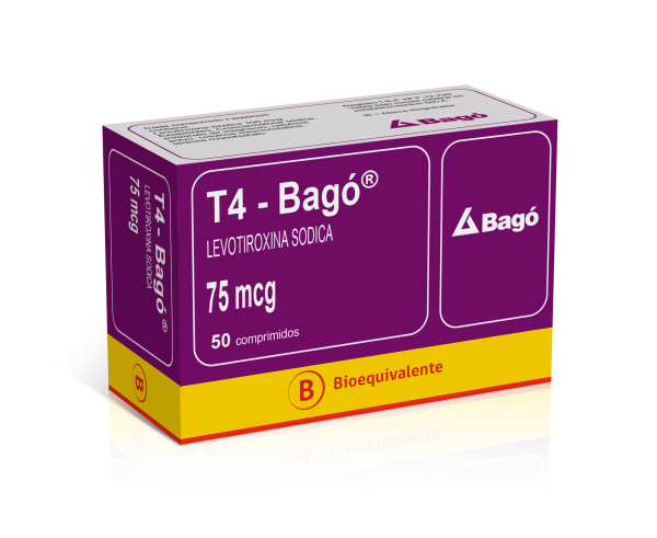 T4-Bago 75 Mcg X 50 Cp Vta